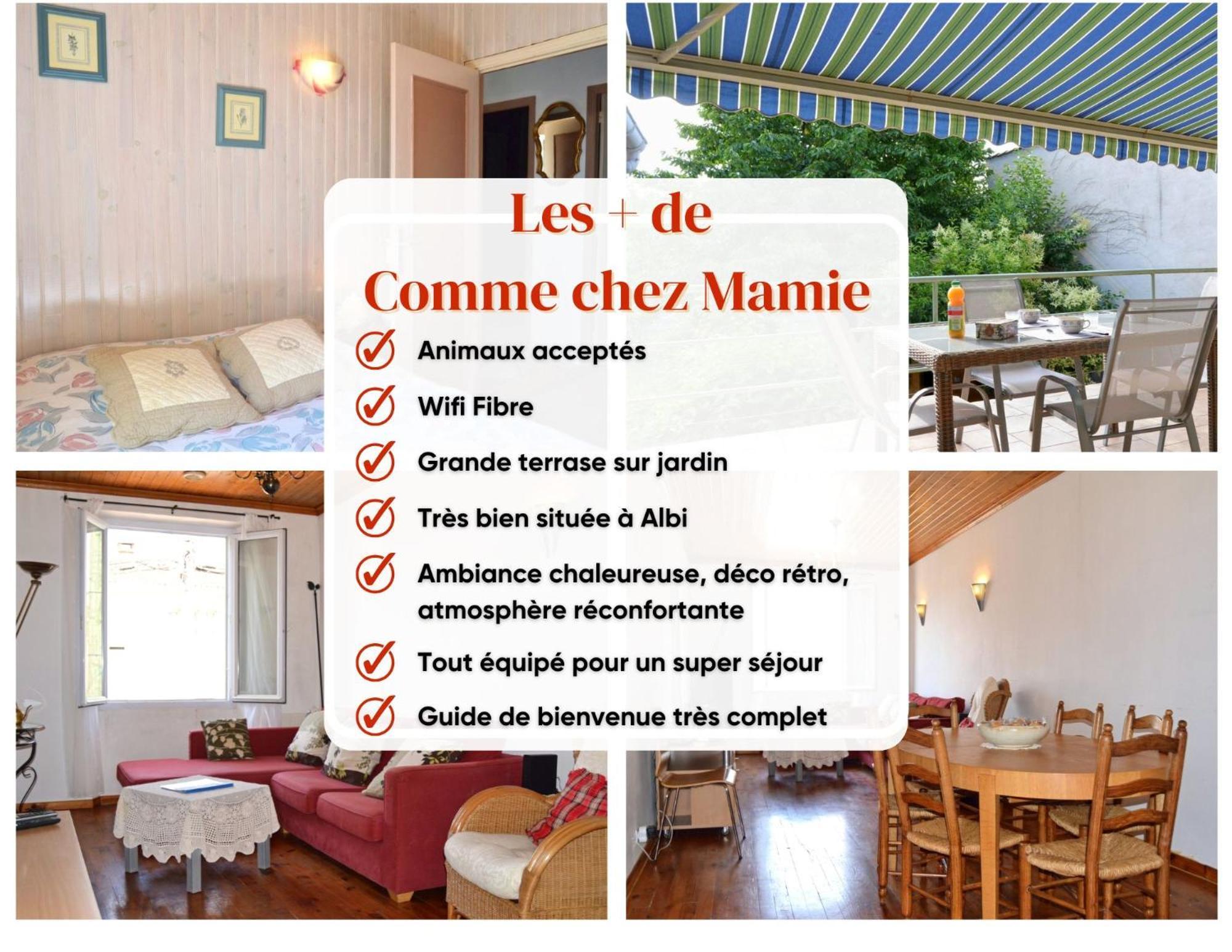Comme Chez Mamie Albi - Terrasse - Proche Centre Appartement Buitenkant foto